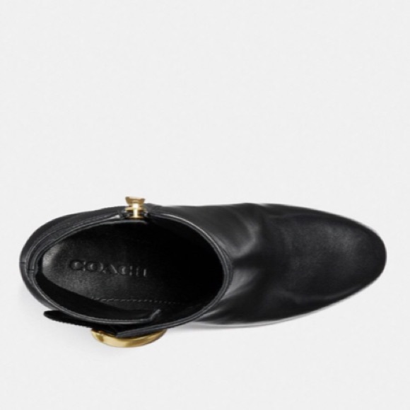 NWOB Coach Delaney Signature Buckle Heel Bootie - Picture 4 of 15